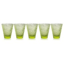 Набор стаканов для воды IVV Iroko 300 мл, 5 шт, стекло, зеленый - IVV