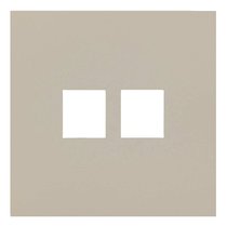 Лицевая панель для двойной информационной розетки 35442 LT, латте - Rikett
