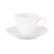 Чашка для эспрессо с блюдцем Narumi Белый декор 120 мл, фарфор костяной - Narumi
