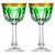 Набор бокалов для красного вина Moser Леди Гамильтон 210 мл, 2 шт, зеленый, п/к - Moser