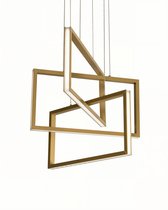 Прямоугольная золотая люстра Ульрих, цвет золотой - Louvre Home