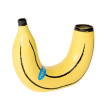 Ваза для цветов Banana, 19 см, желтая - DOIY