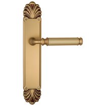 Дверная ручка Venezia Mosca на планке PL87 французское золото - Venezia Collezione