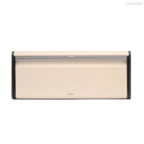 Хлебница с откидной крышкой Brabantia 25х46,5х18,7 см, бежевая, сталь нержавеющая - Brabantia