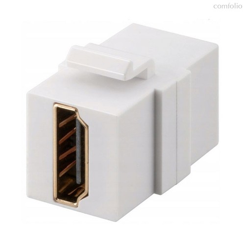 Вставка Keystone с разъемом HDMI F-F 147402 WT, белый - Rikett