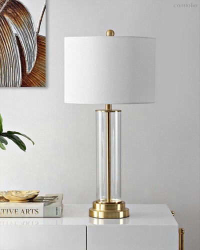 Золотая настольная лампа Линетт, цвет золотой - Louvre Home