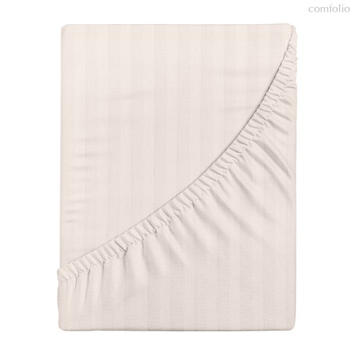 Простыня Verossa "Stripe На Резинке 180/200/30 борт 30 Antique White" - Nordtex