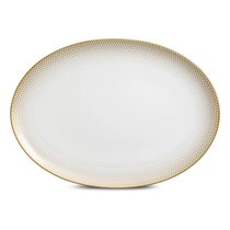 Блюдо овальное Narumi Сверкание топаза 30 см, фарфор костяной - Narumi