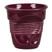 Чашка для латте Barista (Бариста) "мятая" 400 мл фиолетовая, h 10,3 см, Proff Cuisi - P.L. Proff Cuisine