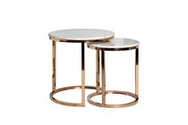 Стол журнальный (набор из 2 шт) d60x63/d47x55см - Garda Decor