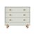 Комод Ice-cream 3 ящика (молочный), цвет молочный - Ellipse