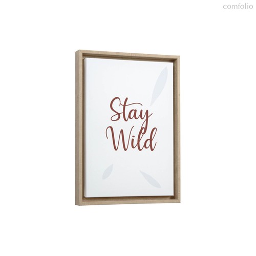 Постер Uriana Stay Wild 30 x 42 см, цвет белый/разноцветный - La Forma