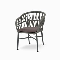 Обеденный стул Liberec, цвет антрацит/серый - Cosmo