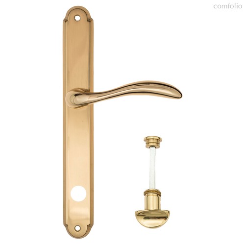 Дверная ручка на планке Fratelli Cattini "LUCCIA" WC-2 PL01-OLV полированная латунь - Fratelli Cattini