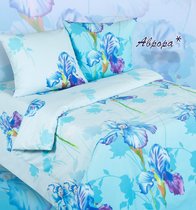 Комплект постельного белья ПА-4-Аврора* Семья Поплин с наволочками 70х70х2 шт. - АльВиТек