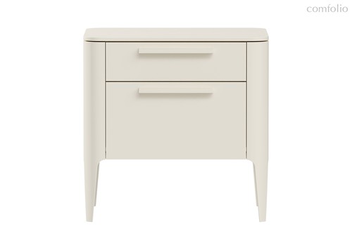 Тумба прикроватная Type 2 ящика ширина 50 см (дымка) - Ellipse