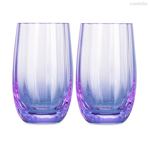 Набор стопок для водки Moser Оптик 80 мл, 2 шт, александрит, п/к - Moser