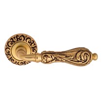 Дверная ручка Venezia Monte Cristo D4 французское золото + коричневый - Venezia Collezione