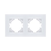 Рамка 2-постовая, стекло белый Kollinger Reflex MG RM2WH - Kollinger