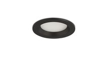 LED Ritm cветильник встраиваемый, 7W, 4000K, 562Lm, D110хH52мм, IP44, 120°, Ra>80, монтаж. D85мм, черный +источник питания. - Donolux