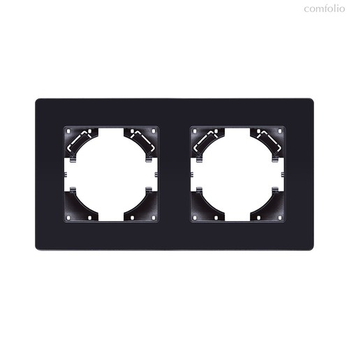Рамка 2-постовая, черный Kollinger Eleganz Acryl EA2BK - Kollinger
