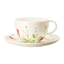 Чашка чайно-кофейная с блюдцем Rosenthal Дикие цветы 300 мл, фарфор костяной - Rosenthal