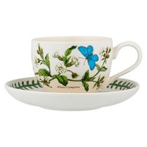Чашка чайная с блюдцем Portmeirion "Ботанический сад.Смолевка" 280мл - Portmeirion