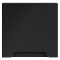 Накладка для розетки с заземлением, защитными шторками и крышкой, S70 графит - Voltum