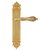 Дверная ручка Venezia Monte Cristo на планке PL96 полированная латунь - Venezia Collezione