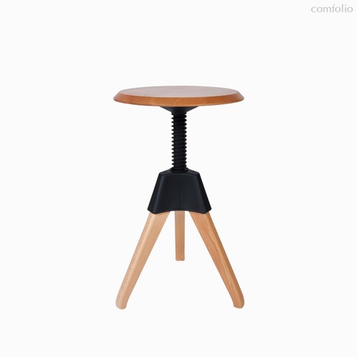 Табурет Jerry, цвет светло-коричневый/черный - Cosmo