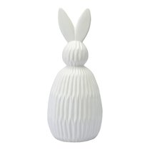 Декор из фарфора белого цвета Trendy Bunny из коллекции Essential, 12,5х12,5x30,5 см