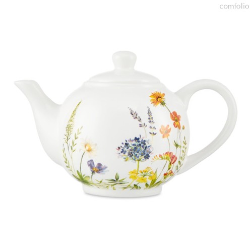 Чайник Decor de table Полевые цветы 1 л, керамика, белый - Decor De Table