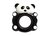 Donolux BABY светильник встраиваемый гипсовый, панда, цвет черно-белый, диам 11 см, выс 8,5 см, 1xMR - Donolux