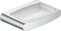 11655019000 ELEGANCE Мыльница настенная, матовый хрусталь, хром - Keuco