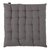 Подушка на стул из хлопка серого цвета из коллекции Prairie, 40х40 см - Tkano