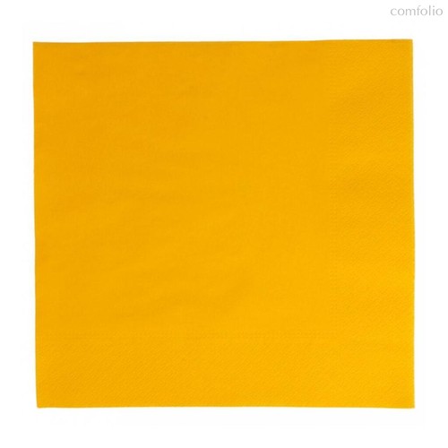 Салфетка бумажная двухслойная желтая, 40*40 см, 100 шт - Garcia De Pou