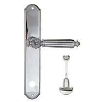 Дверная ручка на планке Fratelli Cattini TORCELLO WC-2 PL02-CR полированный хром - Fratelli Cattini