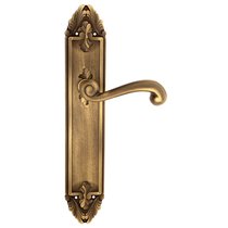 Дверная ручка Venezia Carnevale на планке PL90 матовая бронза - Venezia Collezione