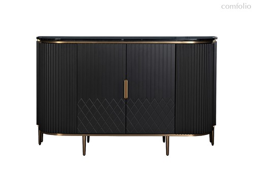Комод черный 150x55x90см - Garda Decor