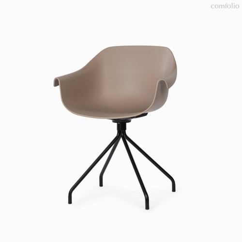 Офисное кресло Lazy, цвет коричневый/черный - Cosmo