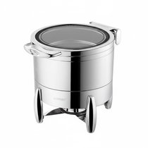 Мармит суповой 10 л с откидной крышкой и окном Burano нерж. - SUNNEX