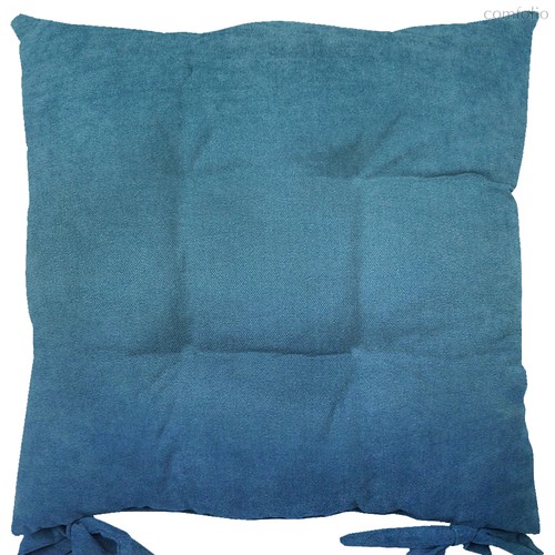 Подушка на стул "Морская волна", 41х41 см, P705-Z743/1, цвет синий - Altali