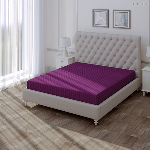 Простыня Verossa "Stripe 240/260 Violet" - Nordtex