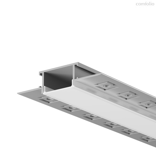 Алюминиевый профиль встраиваемый скрытого монтажа 61x14 (Серебро, 3 м), ALM-011-S-3M 636009 - Maytoni