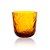 Набор стаканов Klimchi Кора 200 мл, 2 шт, богемское стекло, янтарный - Klimchi