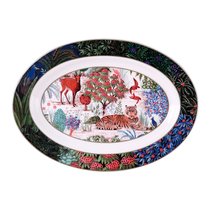 Блюдо овальное Gien Дворцовый сад 37х26 см, фаянс