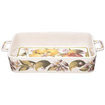 Блюдо Прямоугольное с Ручками Lefard Фрукты 32,5x19x6 см