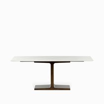 Обеденный стол Axen 200х95, цвет белый/бронза - Cosmo