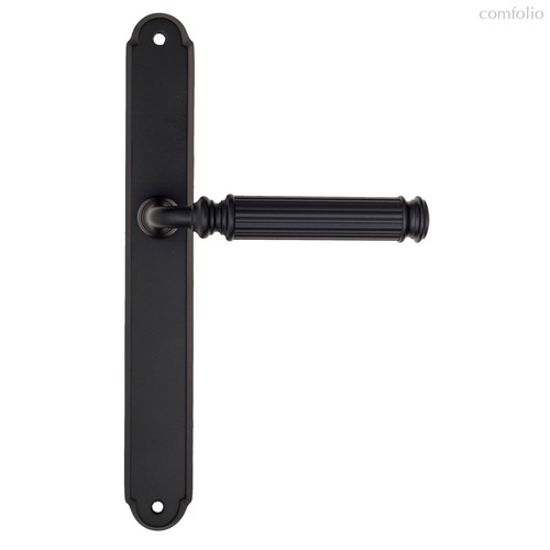 Дверная ручка на планке Fratelli Cattini "ENCIA" PL01-NM матовый черный - Fratelli Cattini