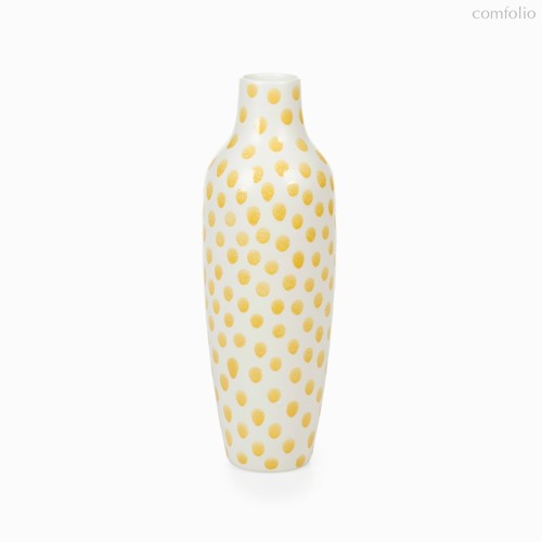 Ваза Vera S высота 60, цвет белый/желтый - Cosmo